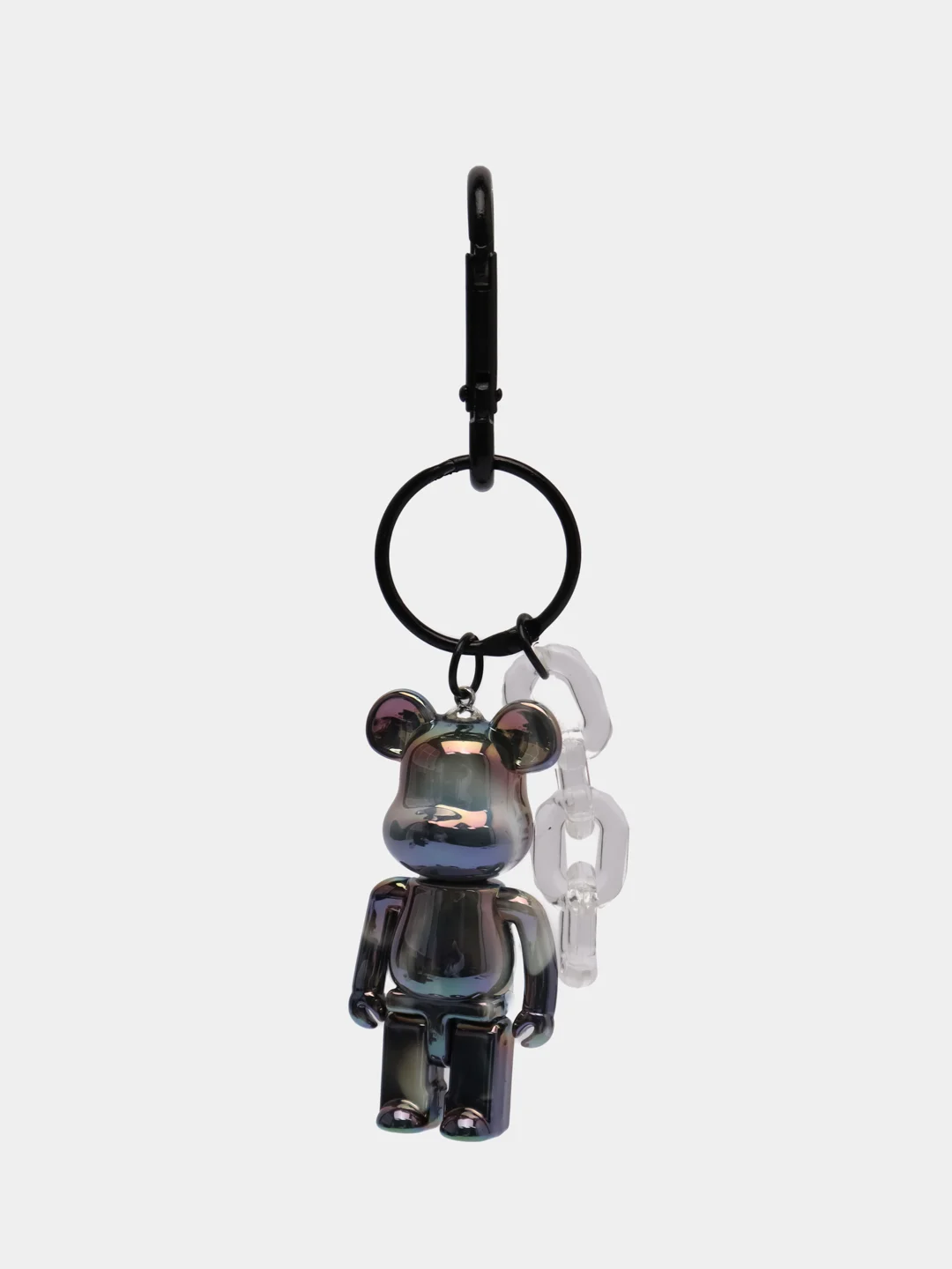 Серый меланж брелок Bearbrick для ключей, украшение для сумки, рюкзака