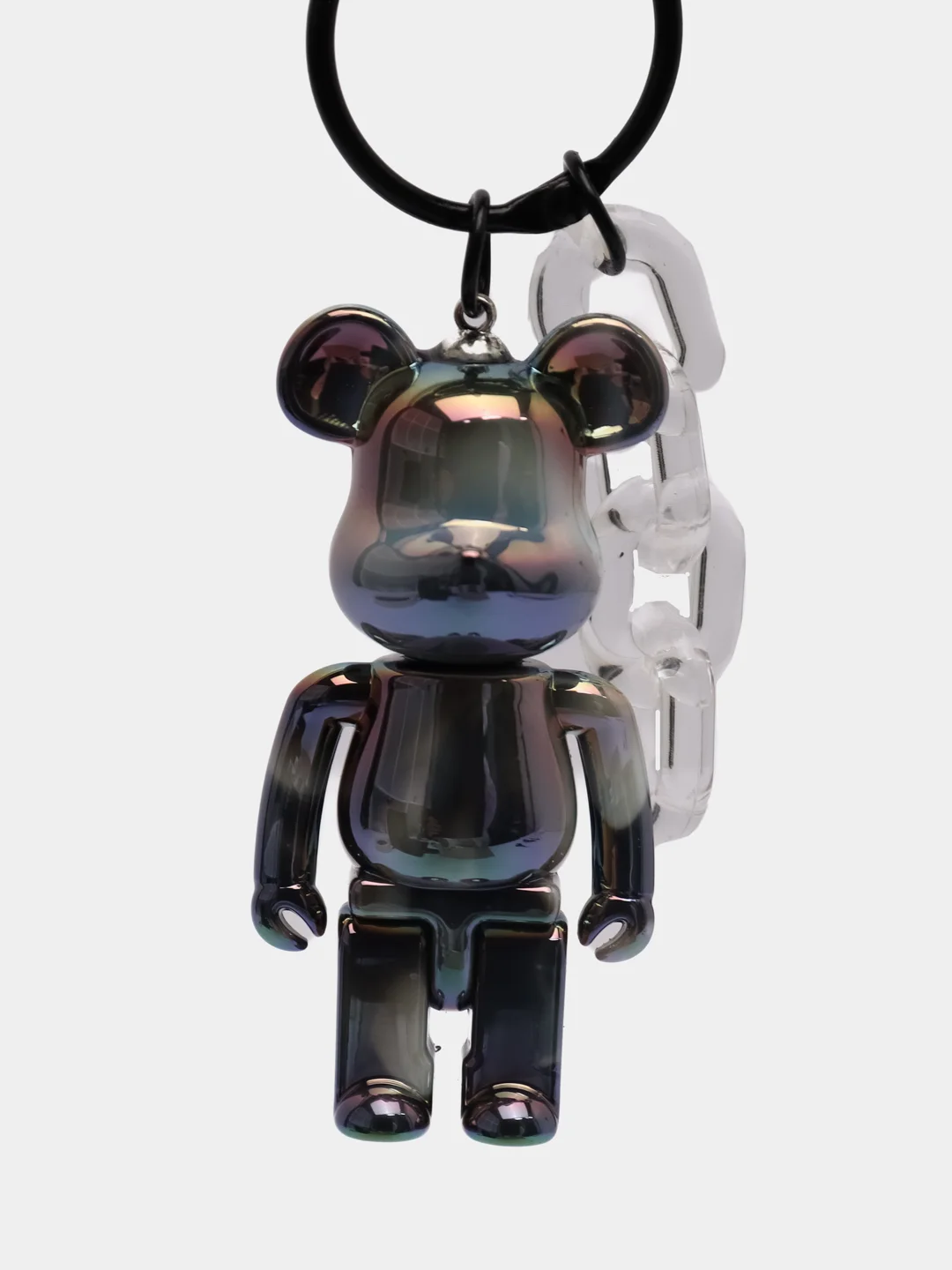 Серый меланж брелок Bearbrick для ключей, украшение для сумки, рюкзака