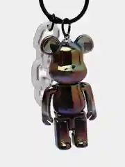 Фиолетовый брелок Bearbrick для ключей, украшение для сумки, рюкзака