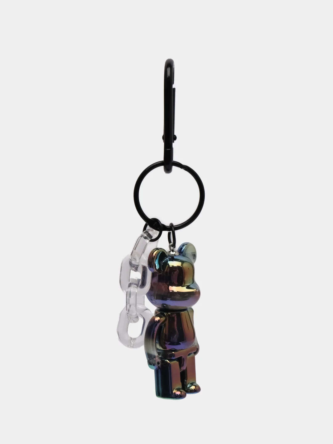 Фиолетовый брелок Bearbrick для ключей, украшение для сумки, рюкзака
