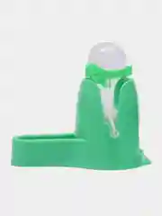 Зеленый поилка для мелких грызунов, с подставкой