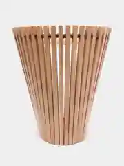 Банный абажур из ольхи настенный, веерный, 30,5 x 27 х 16 см
