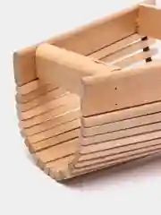 Банный абажур из ольхи настенный, веерный, 30,5 x 27 х 16 см
