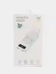 Повербанк (Powerbank) 10000, беспроводная зарядка, кабель Lightning, Type-C, Micro, USB A