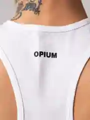 Белый майка мужская OPIUM
