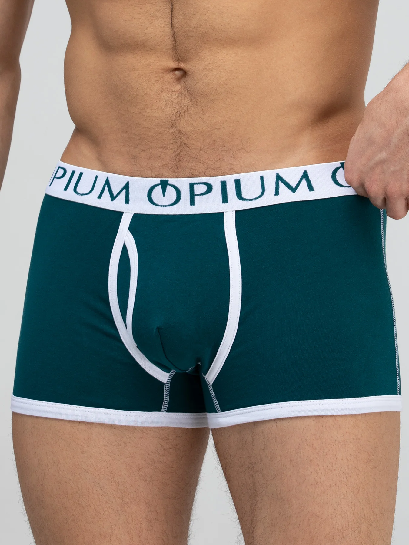 Синий трусы мужские боксеры OPIUM