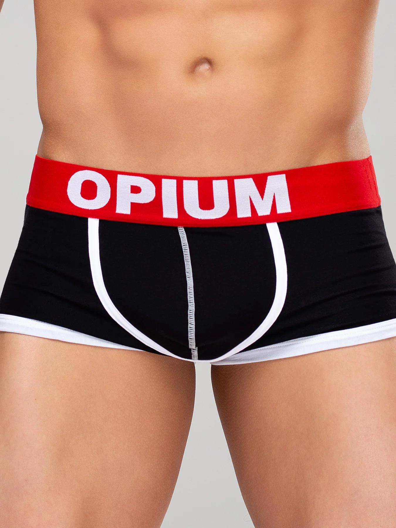 Черный трусы мужские боксеры OPIUM