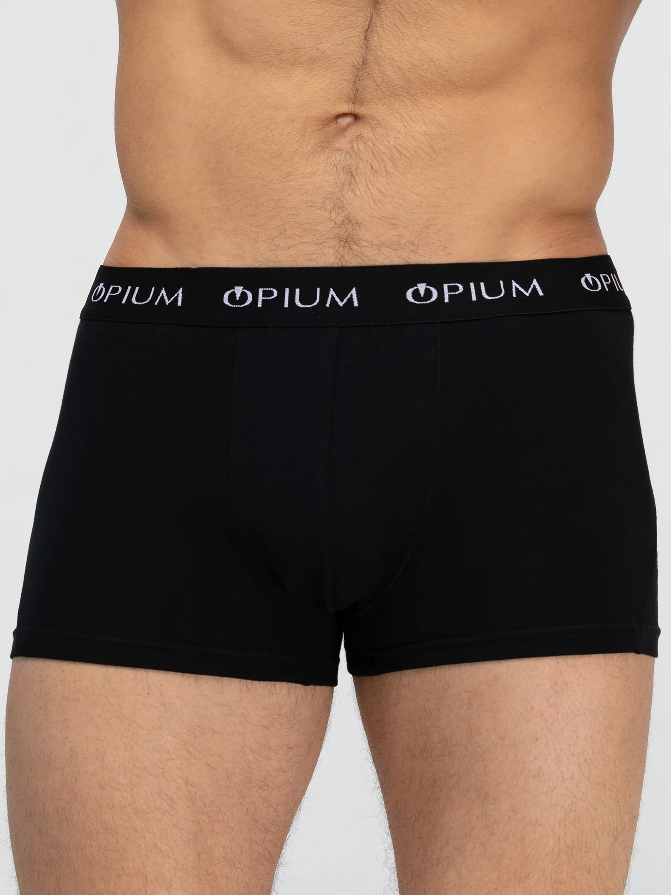 Черный трусы мужские боксеры OPIUM