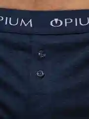 Синий меланж трусы мужские боксеры OPIUM