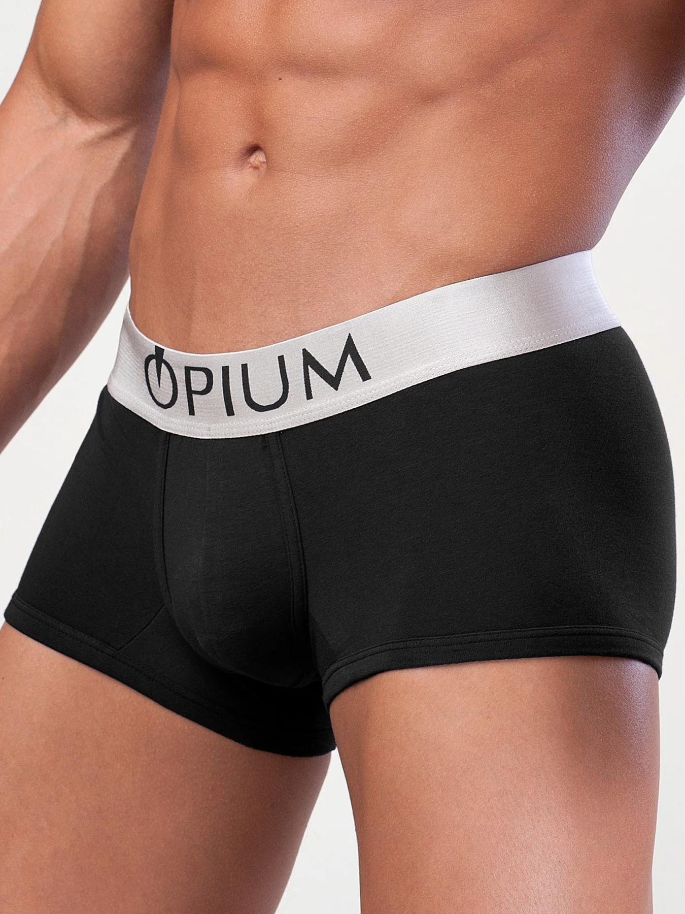 Черный трусы мужские боксеры OPIUM