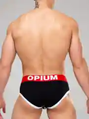 Черный трусы мужские брифы OPIUM