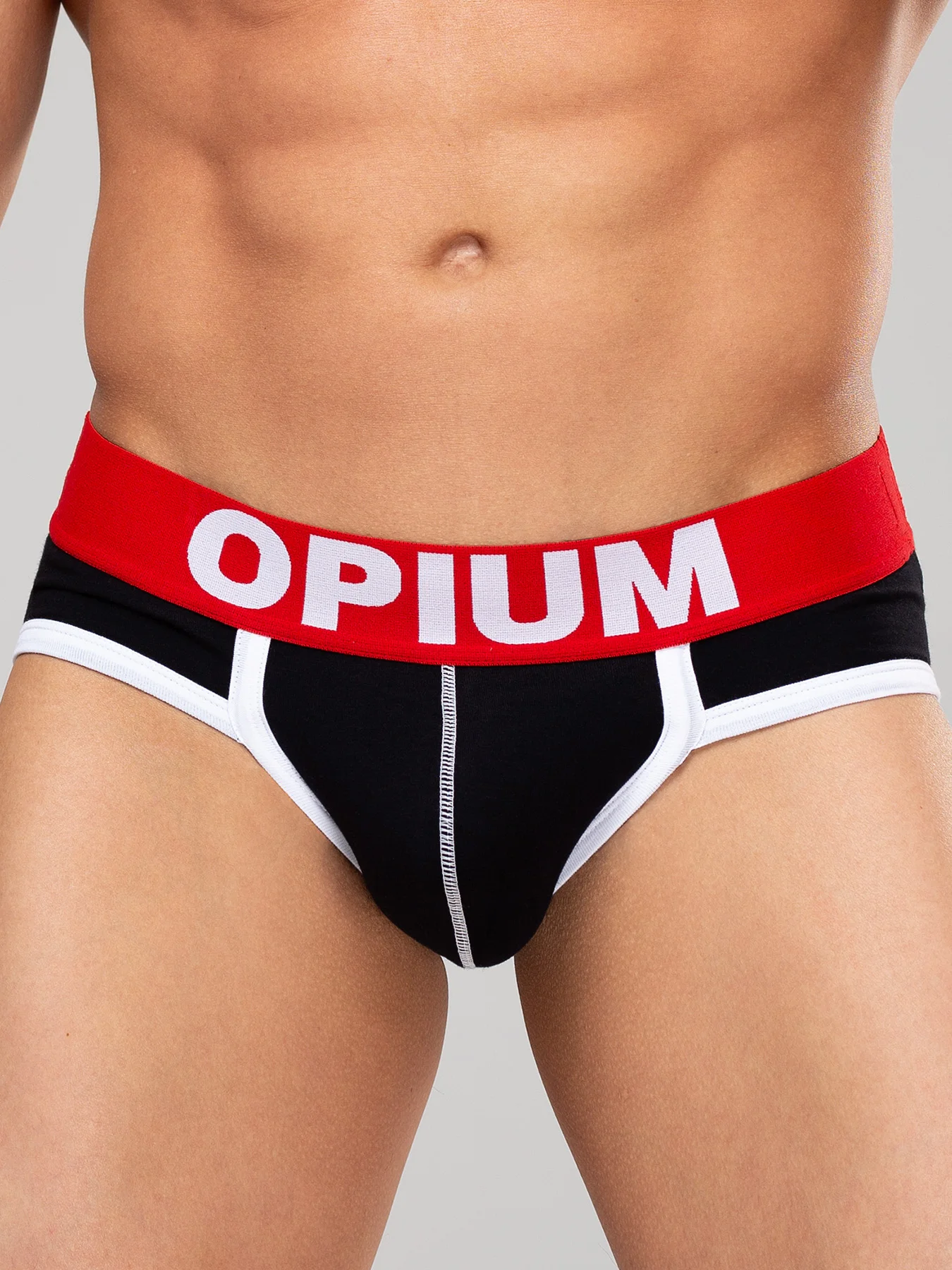 Черный трусы мужские брифы OPIUM