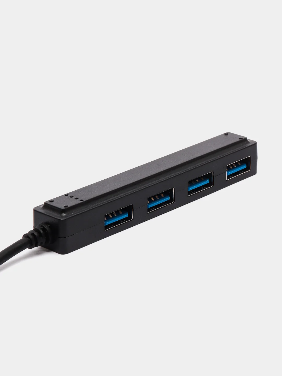 Черный разветвитель универсальный, USB-hub, 4 порта