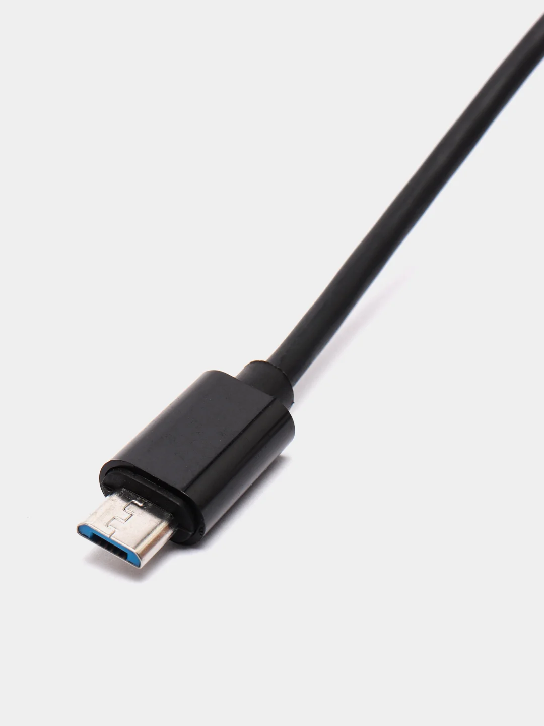 Черный разветвитель универсальный, USB-hub, 4 порта