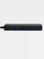 Черный разветвитель универсальный, USB-hub, 4 порта
