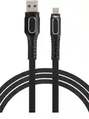 Хром forza кабель для зарядки "Экстрим", Micro USB, 1 м, 2.4А, быстрая зарядка QC3.0, ткань