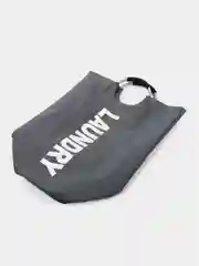 Серый складная корзина-мешок для белья из ткани, для ванной комнаты, 90 л