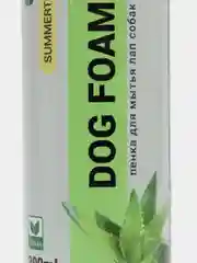 Пенка для мытья лап без воды, DOG FOAM алое-вера, 200 ml