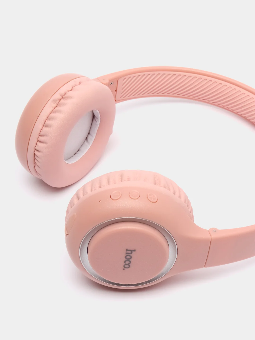 Розовый наушники беспроводные Hoco W41, полноразмерная Bluetooth гарнитура