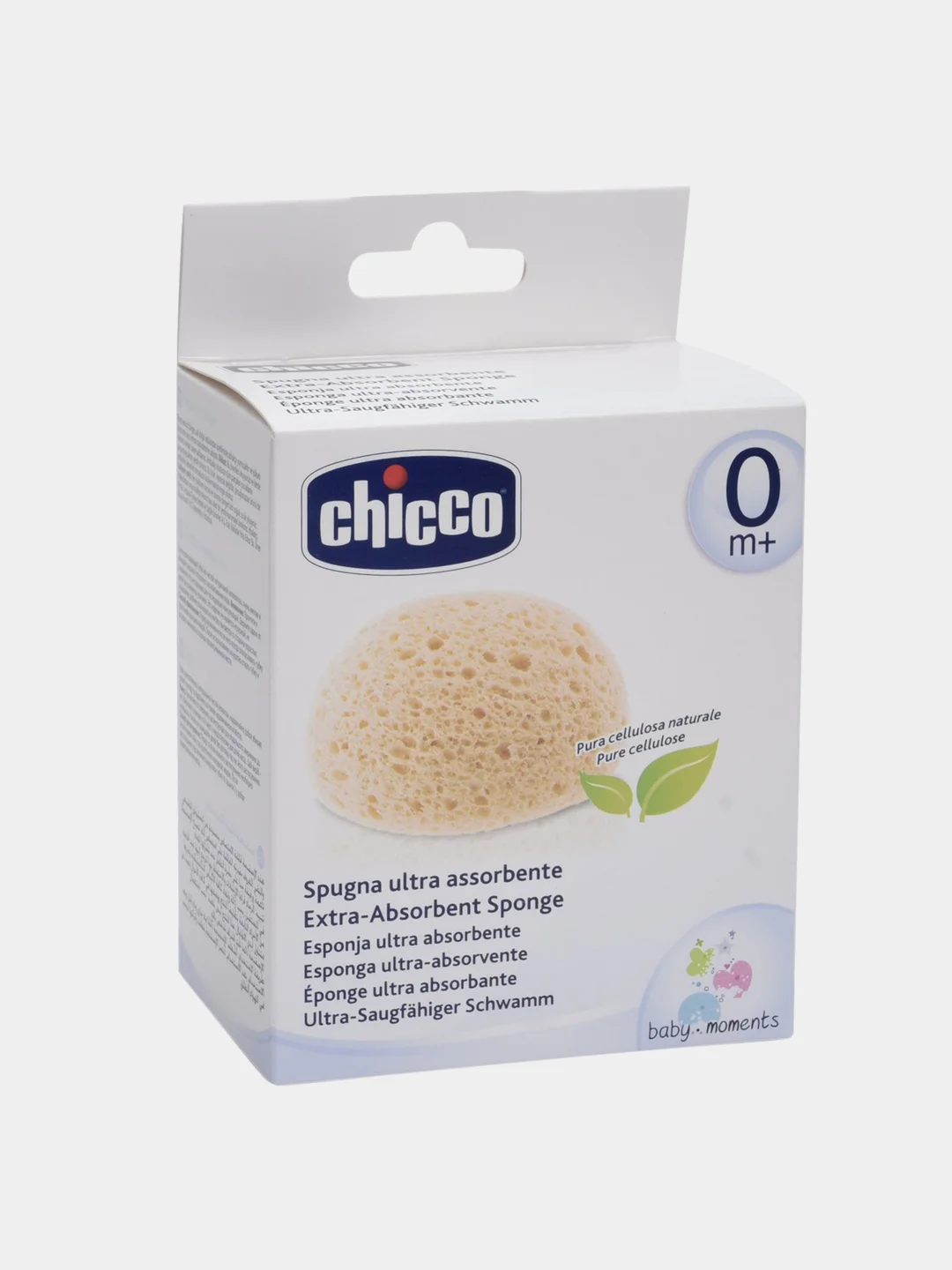 Губка CHICCO Baby Moments для купания ребенка,0мес.+