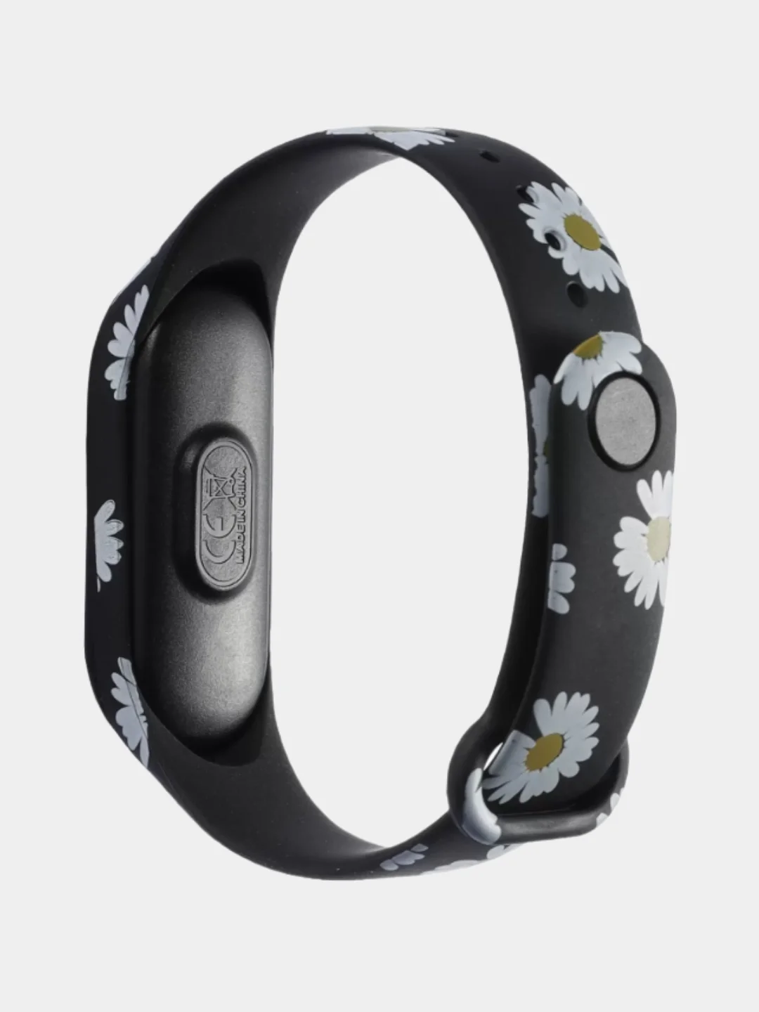 Серый ремешок для Xiaomi Mi Band 8 / 9, силиконовый
