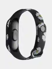 Серый ремешок для Xiaomi Mi Band 8 / 9, силиконовый