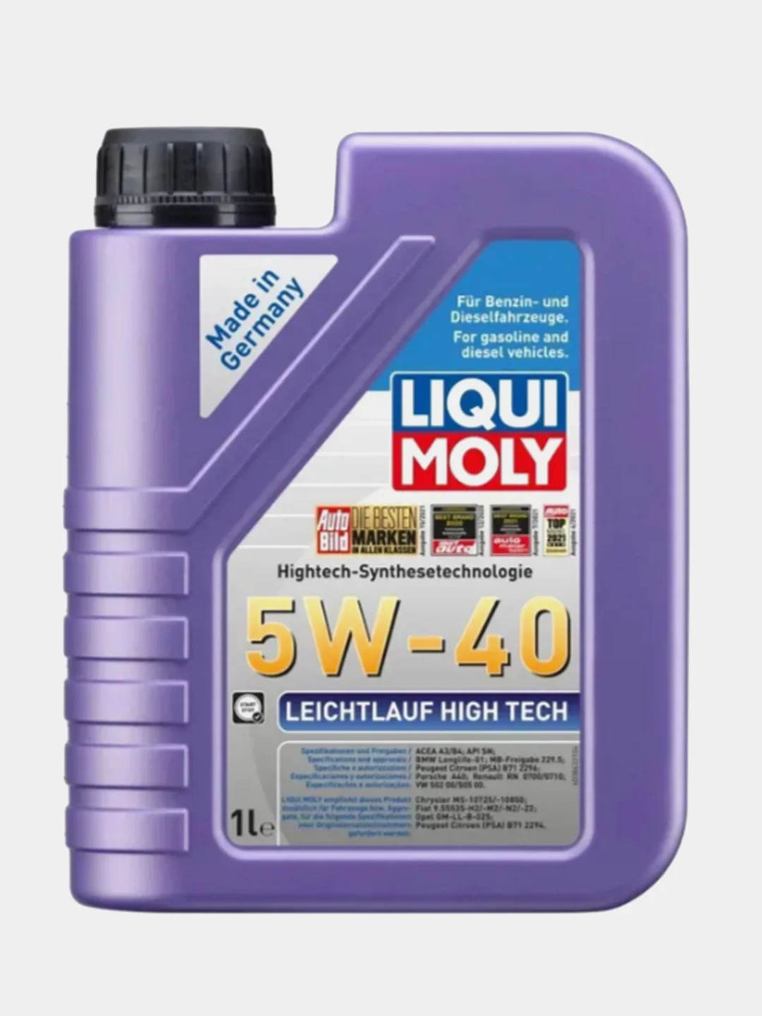 Синтетическое моторное масло Liqui Moly Leichtlauf High Tech 5W-40