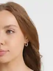 Серьги кольца в винтажном стиле Эллипс, сережки женские, гвоздики 925 пробы, блестящие