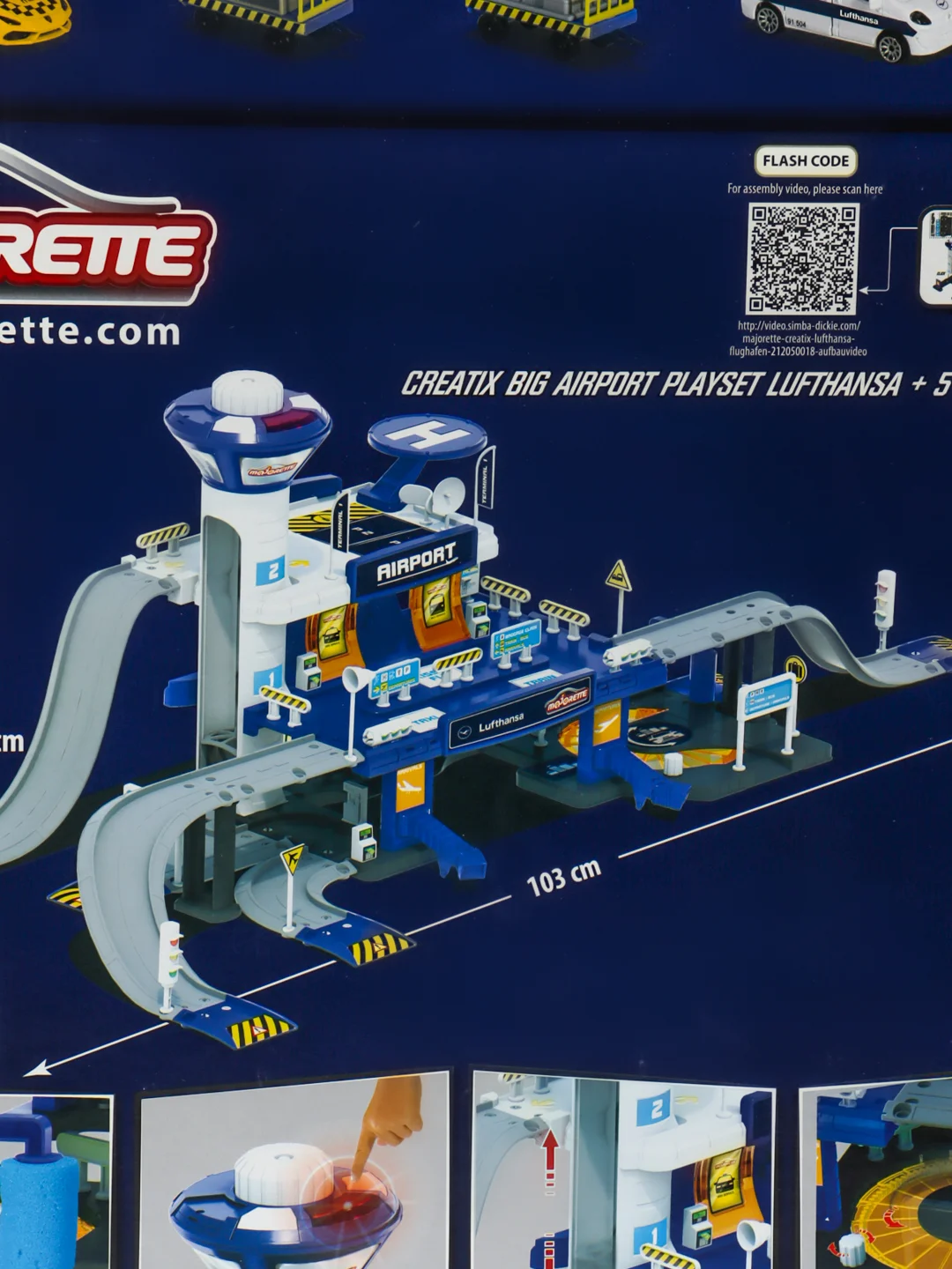 Парковка Lufthansa  Creatix Majorette Большой аэропорт + 5 ед. техники 2050018