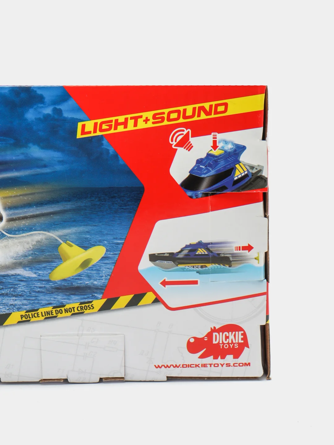 Полицейский катер Dickie Toys, 24 см, 3714010