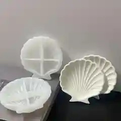 Форма силиконовая ракушка  для заливки гипса