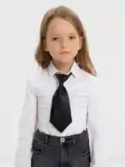 Черный галстук женский, школьный
