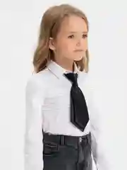 Черный галстук женский, школьный