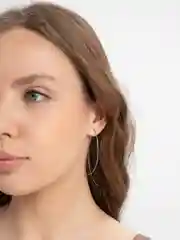 Серебряный серьги - продевки / серьги рыбки, 2 цвета
