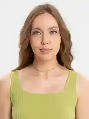 Золотой цепочка с массивной подвеской "Сердце", чокер, ожерелье с полым кулоном, 40 см