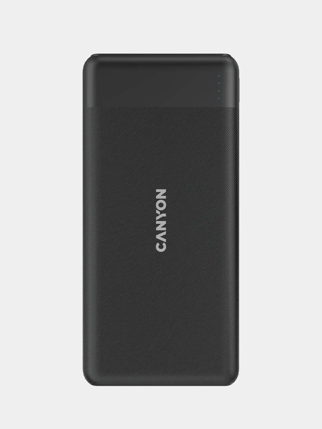 Белый компактный внешний аккумулятор Canyon PB-109, QuickCharge 3.0 + PD 18W, 10000 мАч