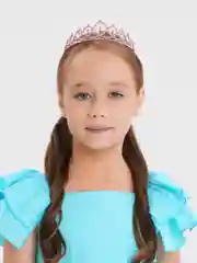 Розовый диадема со стразами, 4 цвета
