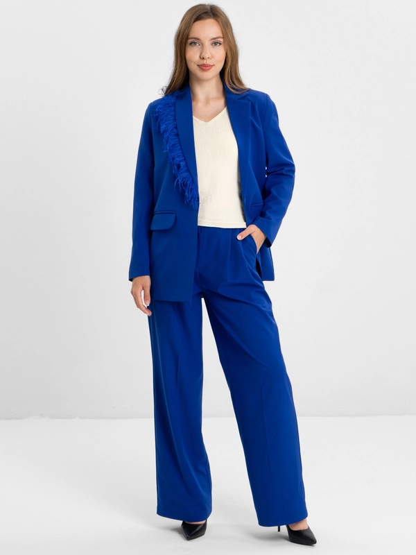 Костюм SK BRAND, классический, с перьями, женский