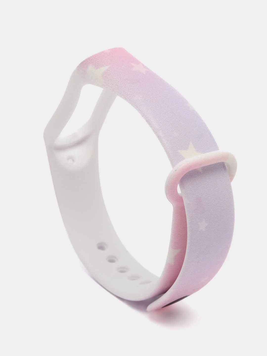 Небесно-голубой ремешок с рисунком для Xiaomi Mi Band