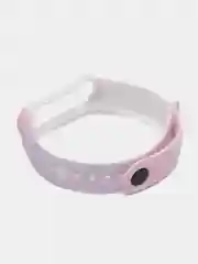 Небесно-голубой ремешок с рисунком для Xiaomi Mi Band