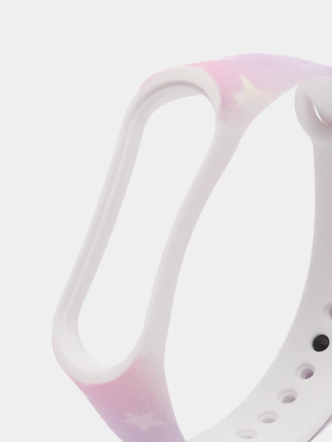 Небесно-голубой ремешок с рисунком для Xiaomi Mi Band