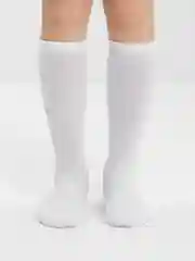 Белый гольфы для девочки со стразами, белые