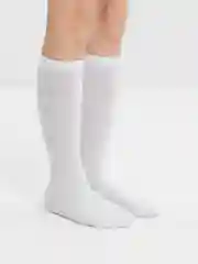 Белый гольфы для девочки со стразами, белые