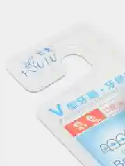 Розовый ортодонтическая зубная щетка+ершик для зубов, брекетов  / V-образная