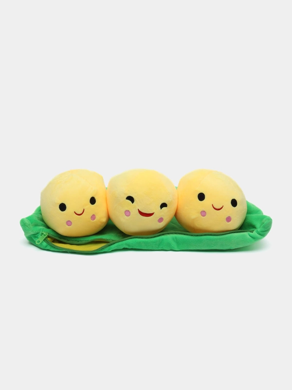 Мягкая плюшевая игрушка горошек развивашка