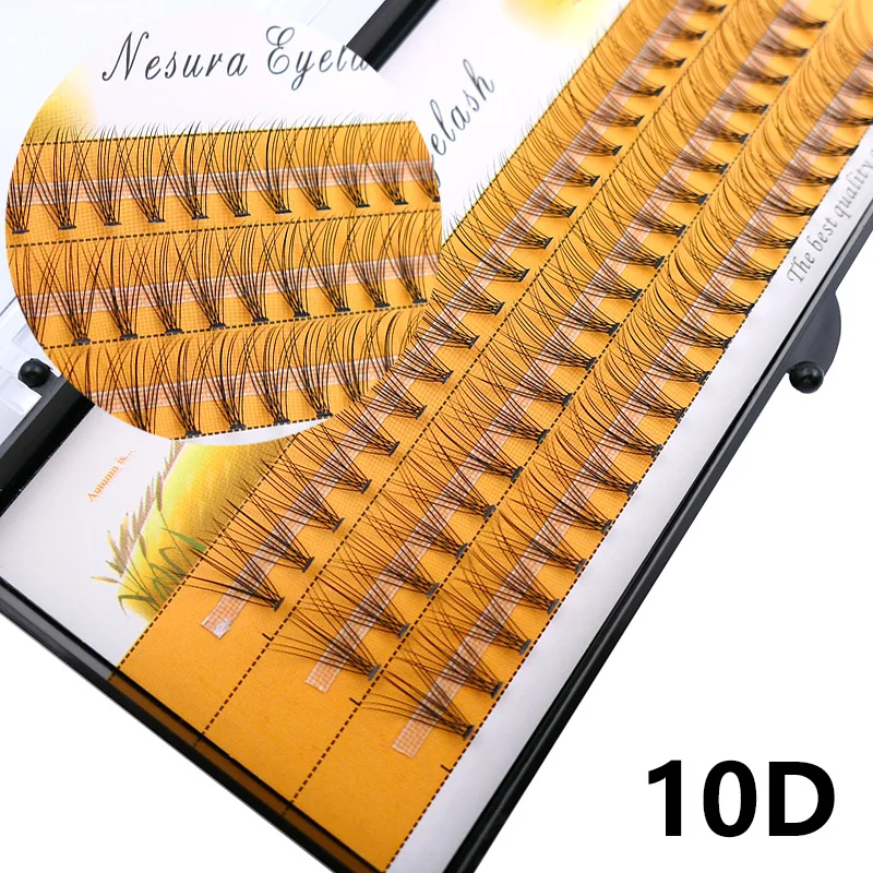 Накладные ресницы, пучки для наращивания Nesura Eyelash, для визажистов и макияжа