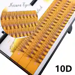 Накладные ресницы, пучки для наращивания Nesura Eyelash, для визажистов и макияжа