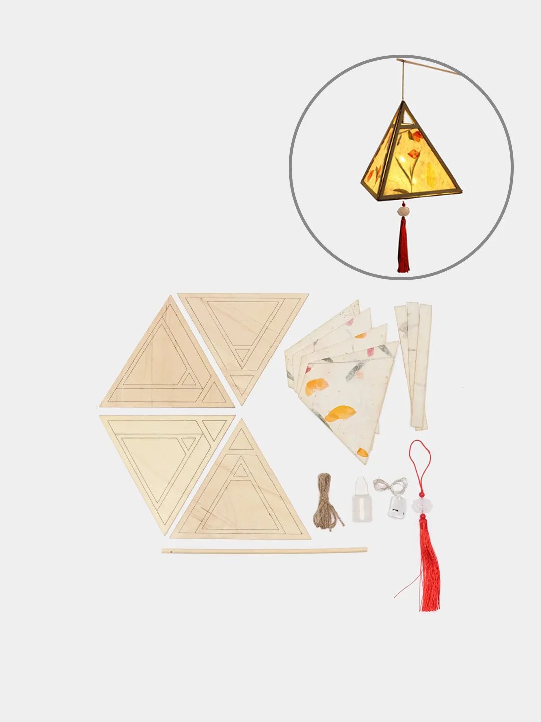 Белый diy Лампа-конструктор