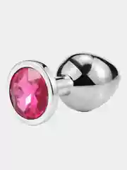 Фуксия анальная пробка, металлическая, S, M, L