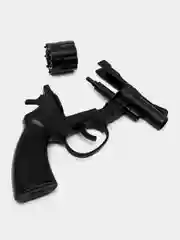 Черный пластиковый пистолет для пистонов Cap Gun Herd